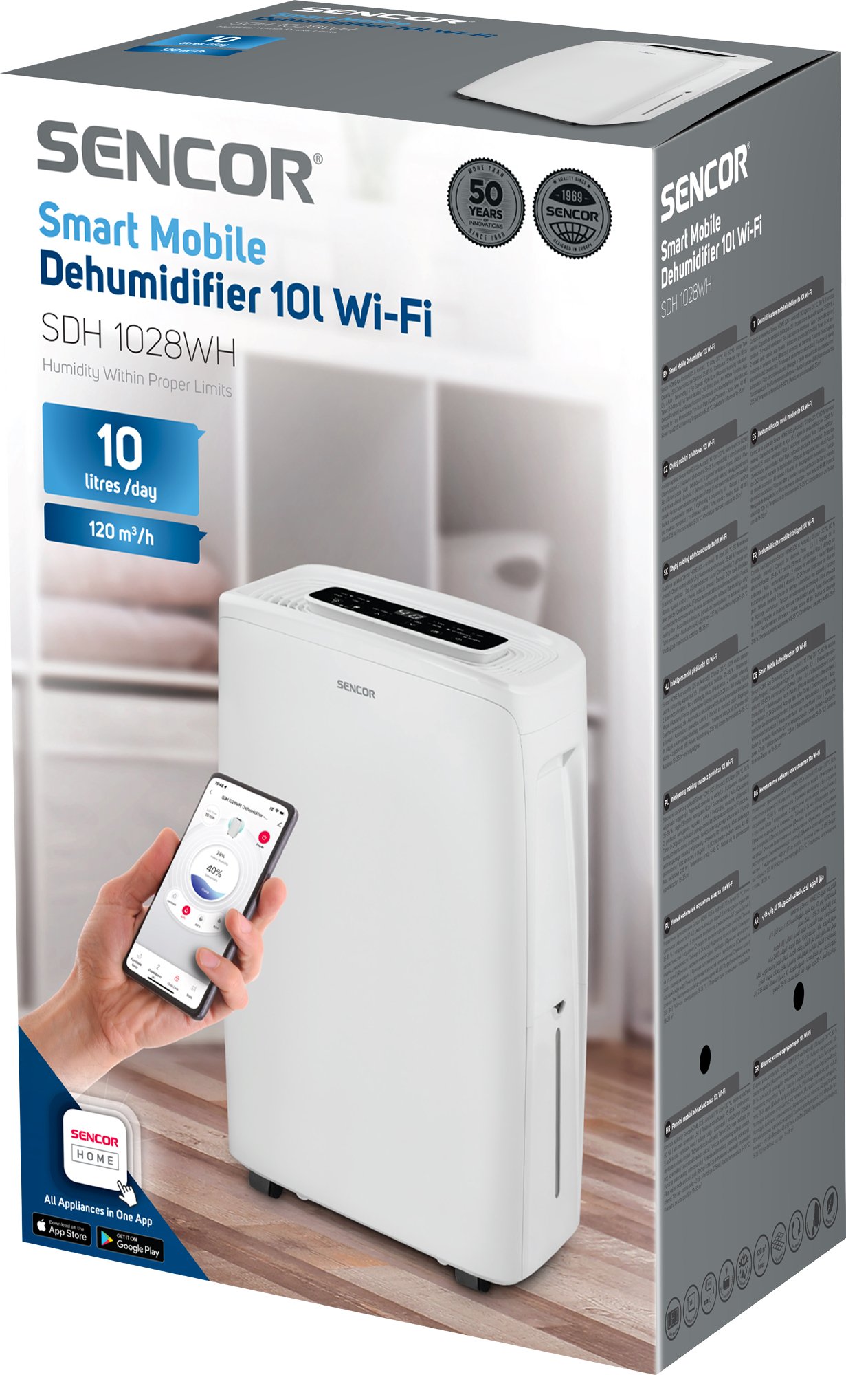 Sencor SDH 1028WH Smart Dehumidifier –