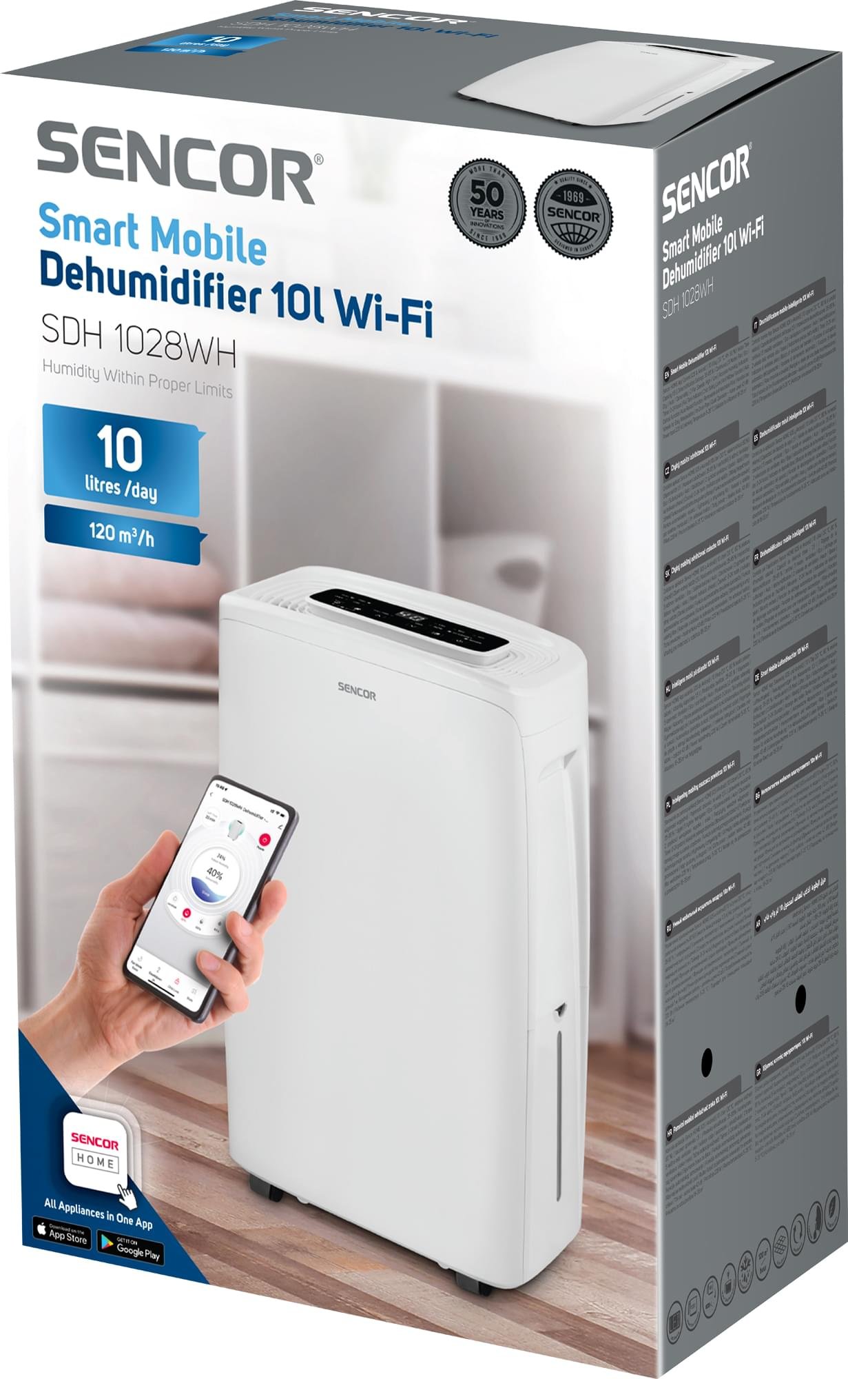 Sencor SDH 1028WH Smart Dehumidifier –