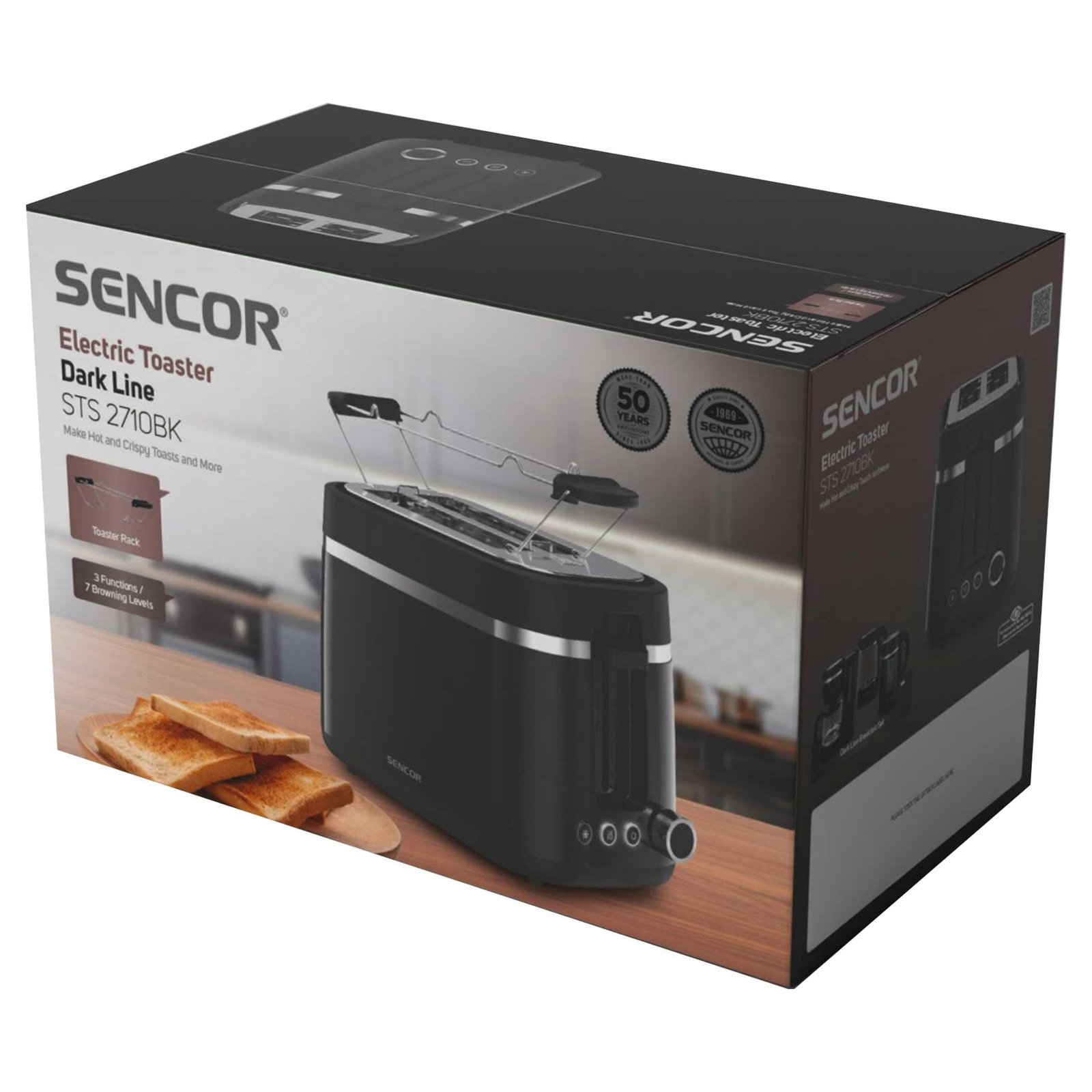 Sencor STS 2710BK Electric Toaster