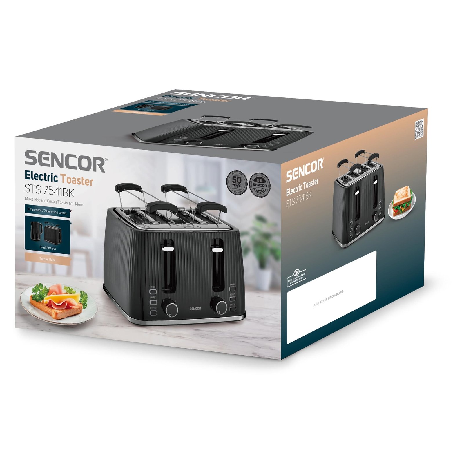 Sencor STS 7541BK Electric Toaster